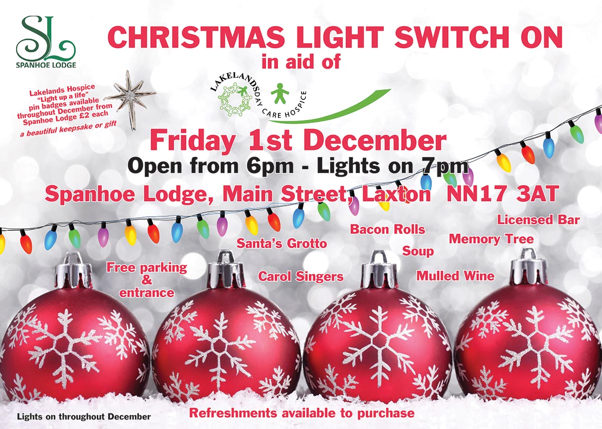 Christmas Lights at Spanhoe Lodge 2017